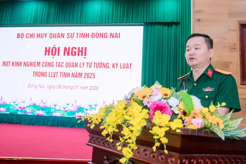 Rút kinh nghiệm công tác quản lý tư tưởng, kỷ luật trong LLVT tỉnh Đồng Nai