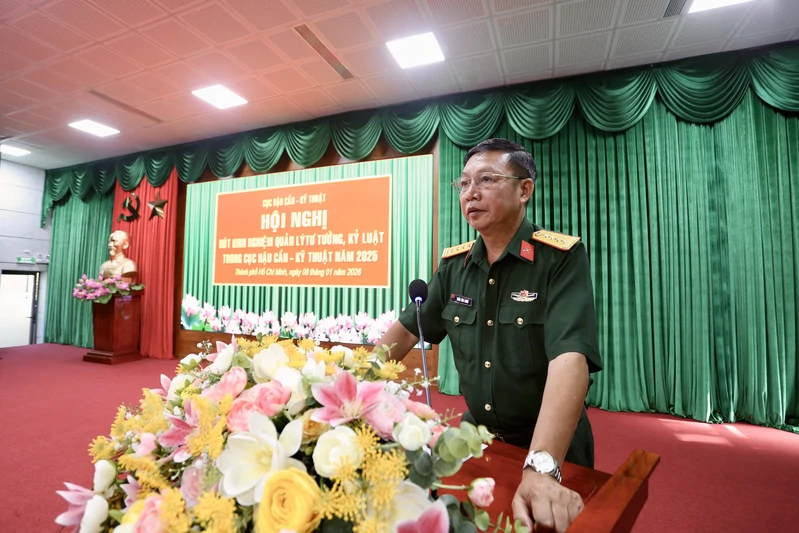 Cục Hậu cần – Kỹ thuật Quân khu tổ chức Hội nghị rút kinh nghiệm quản lý tư tưởng, kỷ luật năm 2025