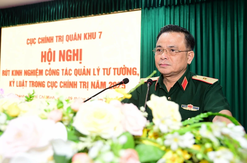 Cục Chính trị Quân khu 7: Chủ động làm tốt công tác quản lý tư tưởng, kỷ luật 