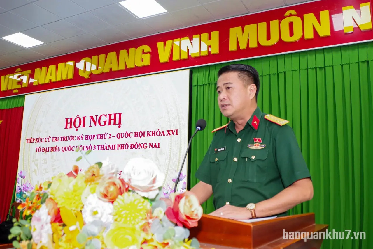 Đại biểu Quốc hội lắng nghe, chuyển tải tâm tư, nguyện vọng của cử tri Đồng Nai