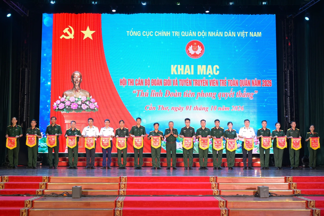 Khai mạc Hội thi Cán bộ Đoàn giỏi và Tuyên truyền viên trẻ toàn quân năm 2026 khu vực phía Nam
