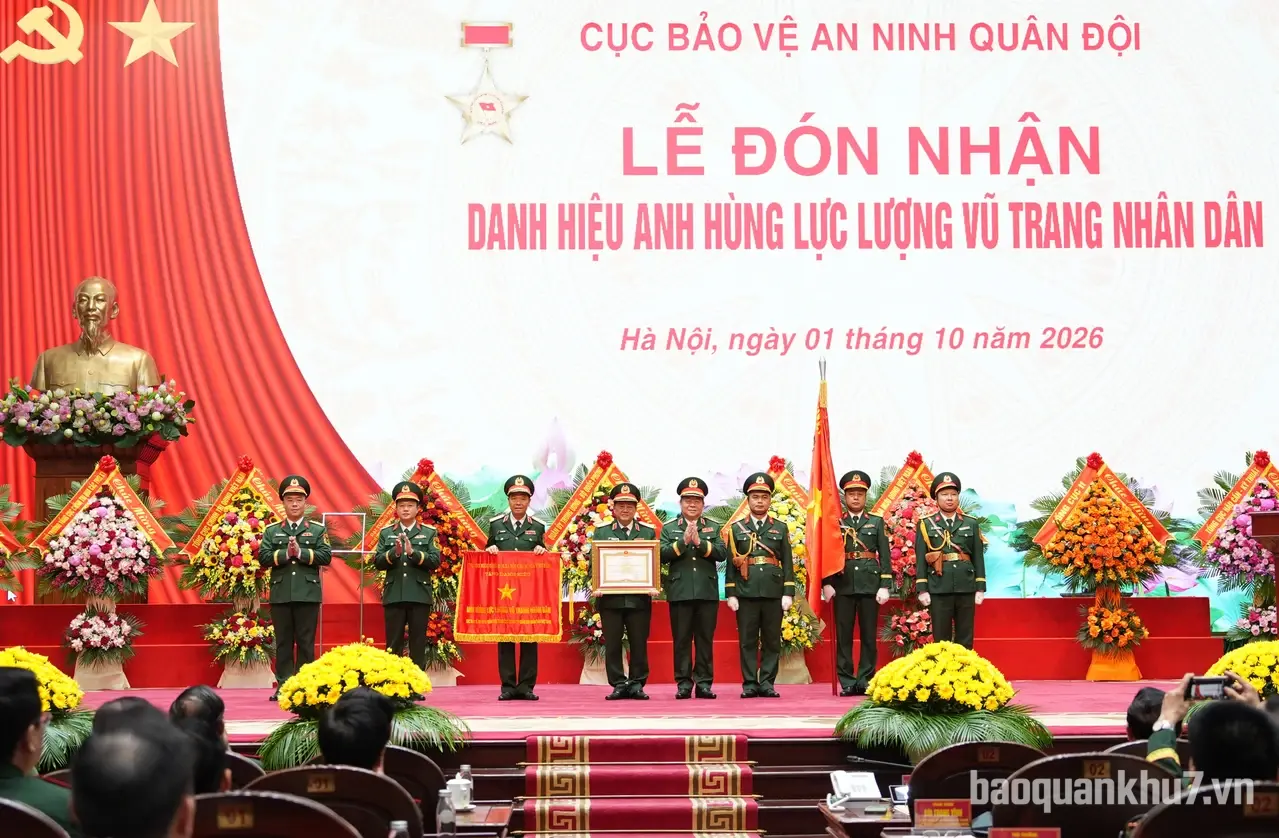 Cục Bảo vệ an ninh Quân đội đón nhận danh hiệu Anh hùng Lực lượng vũ trang Nhân dân lần 2