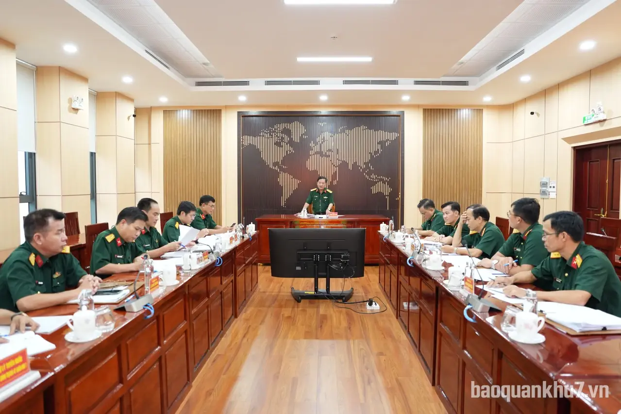 Khối thi đua số 1 các cơ quan Quân khu bình xét khen thưởng Phong trào thi đua quyết thắng