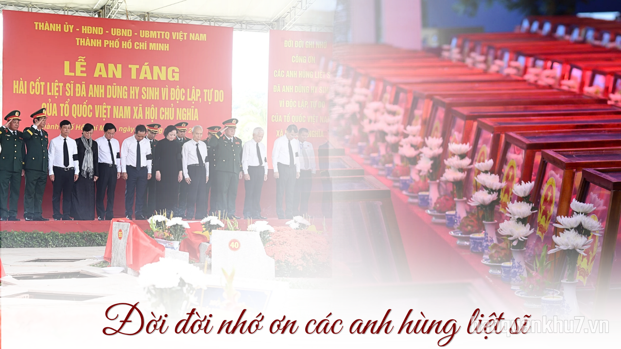Đời đời nhớ ơn các anh hùng liệt sĩ