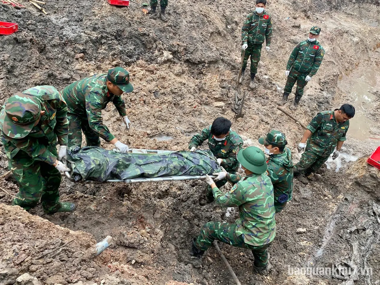 Các Đội K tìm thấy thêm 22 hài cốt liệt sĩ trong ngày 17/10