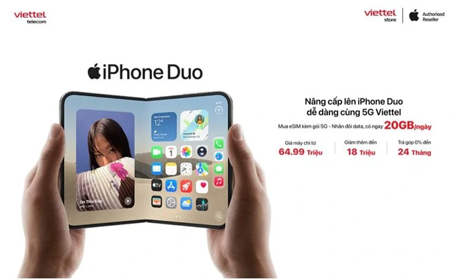 “Duo” đúng nghĩa: Mua eSIM Viettel, nhân đôi data mỗi ngày
