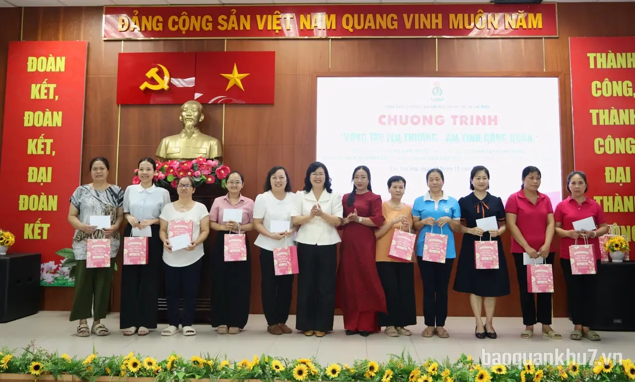 Phường Tân Sơn Hòa chăm lo nữ đoàn viên, người lao động trên địa bàn
