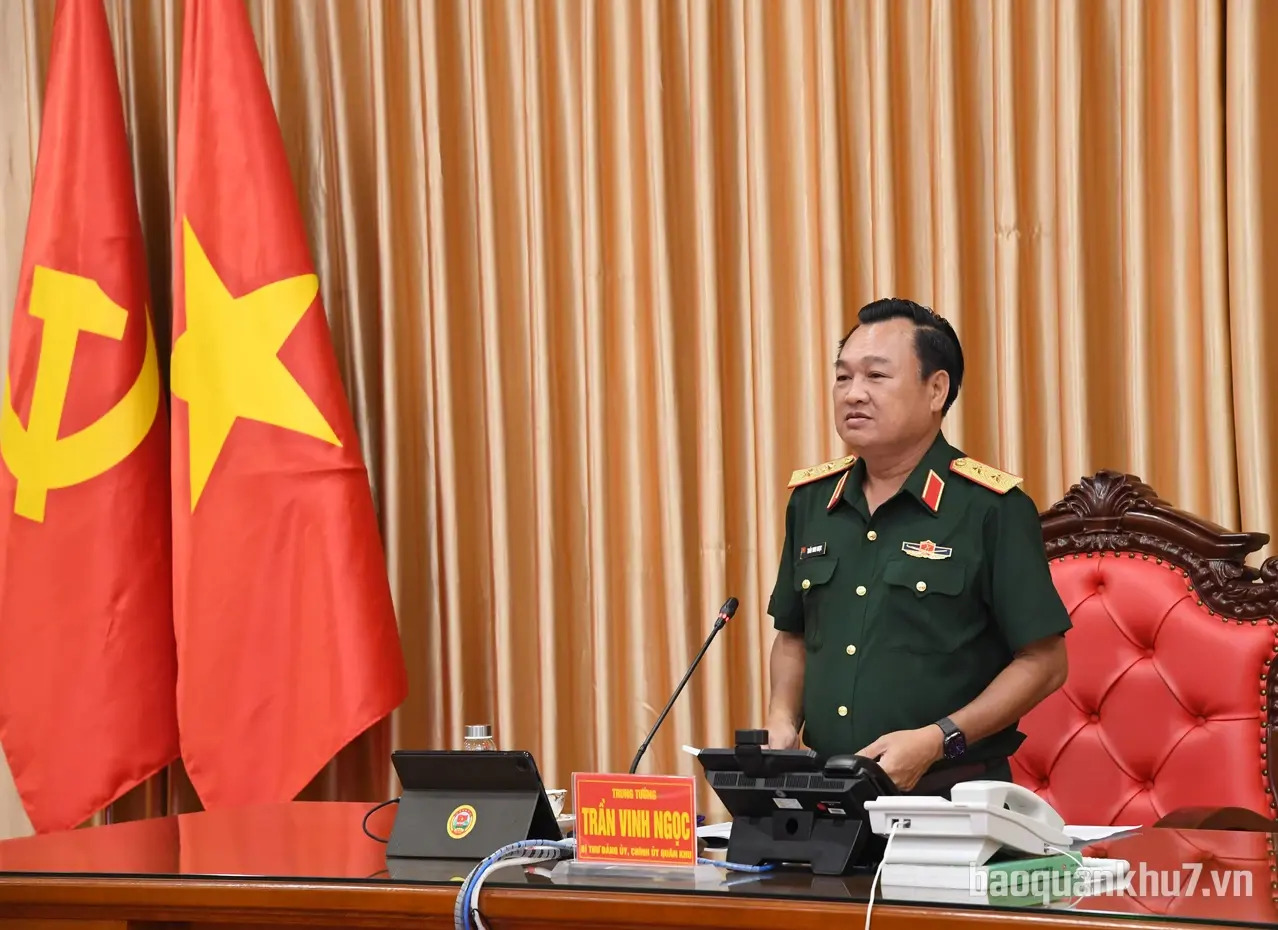 Ban Thường vụ Đảng ủy Quân khu kết luận kết quả thực hiện nhiệm vụ quý III, lãnh đạo nhiệm vụ trọng tâm quý IV năm 2026