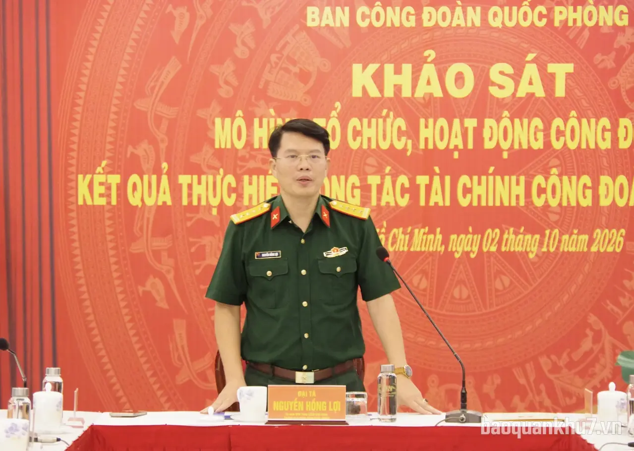 Khảo sát thực hiện hoạt động công đoàn tại Công ty Tây Nam và Công ty Dệt may 7
