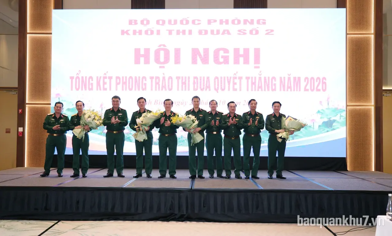 Khối thi đua số 2 Bộ Quốc phòng tổng kết phong trào Thi đua quyết thắng năm 2026
