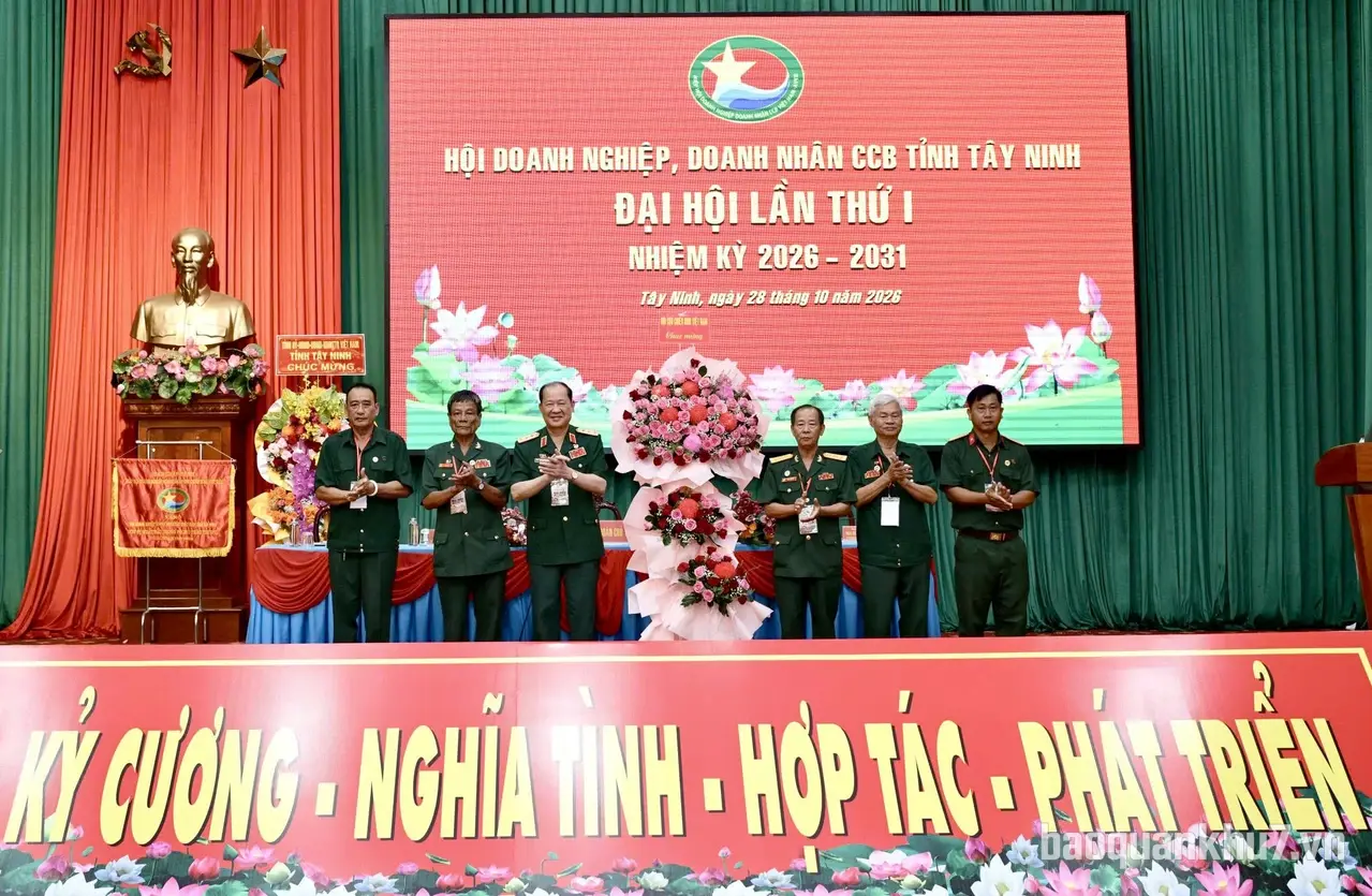 Đại hội đại biểu Hội doanh nghiệp, doanh nhân cựu chiến binh tỉnh Tây Ninh lần thứ I, nhiệm kỳ 2026 - 2031