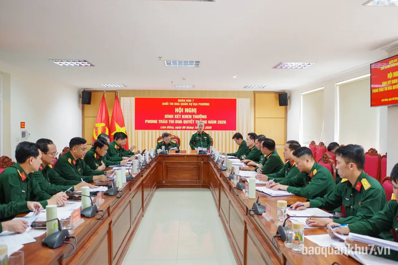 Khối thi đua quân sự địa phương Quân khu 7: Thi đua thực chất, tạo chuyển biến vững chắc