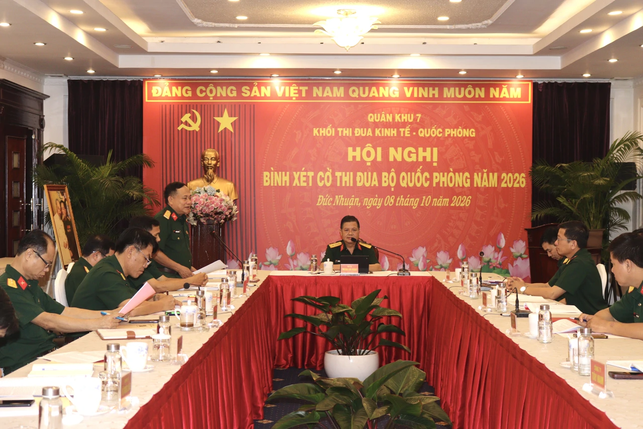 Khối thi đua Kinh tế - Quốc phòng Quân khu bình xét Cờ thi đua Bộ Quốc phòng năm 2026