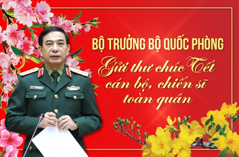 Đại tướng Phan Văn Giang gửi thư chúc Tết toàn quân
