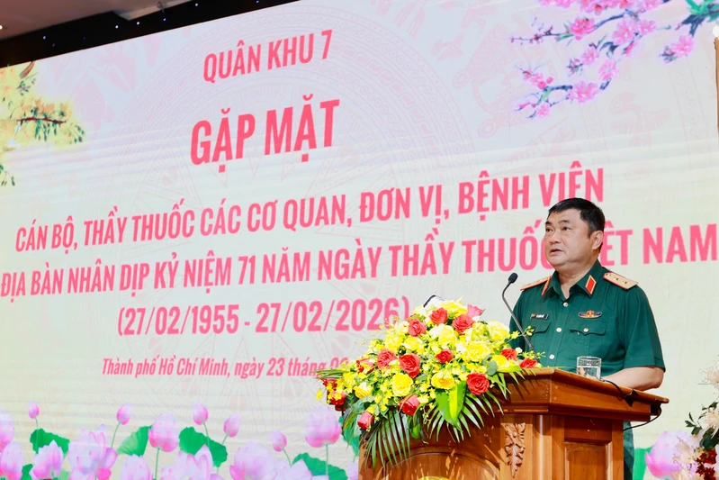 Đảng ủy, Bộ Tư lệnh Quân khu 7 tổ chức nhiều hoạt động ý nghĩa kỷ niệm 71 năm ngày Thầy thuốc Việt Nam