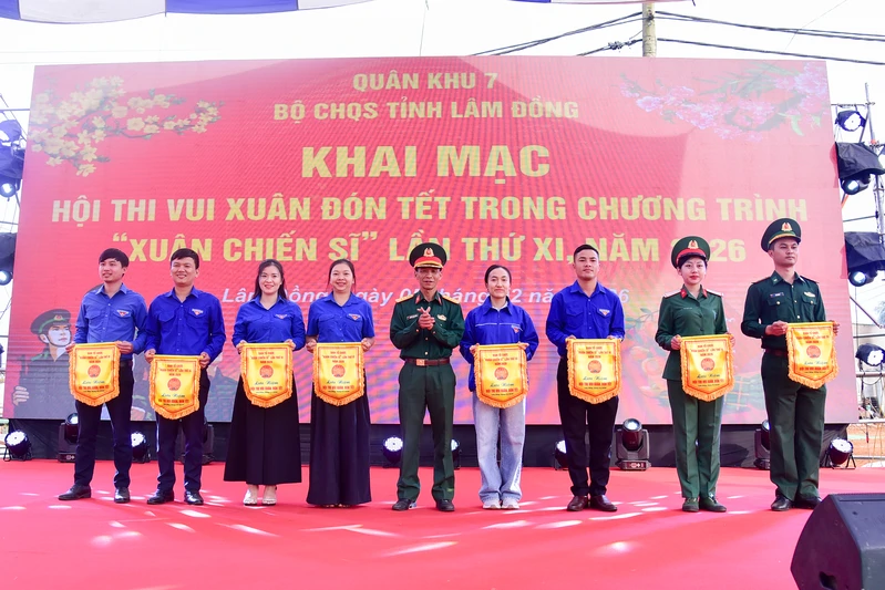 Khai mạc Hội thi vui Xuân đón Tết trong Chương trình “Xuân Chiến sĩ” năm 2026