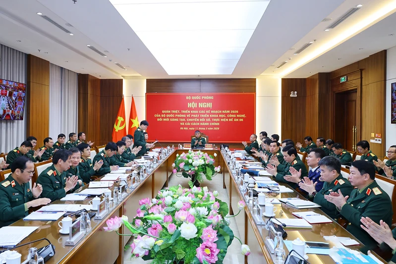 Bộ Quốc phòng tổ chức Hội nghị quán triệt, triển khai các kế hoạch về phát triển khoa học, công nghệ, đổi mới sáng tạo, chuyển đổi số 