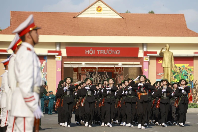 Chùm ảnh ấn tượng Lễ ra quân huấn luyện tại Bộ Tư lệnh Thành phố Hồ Chí Minh