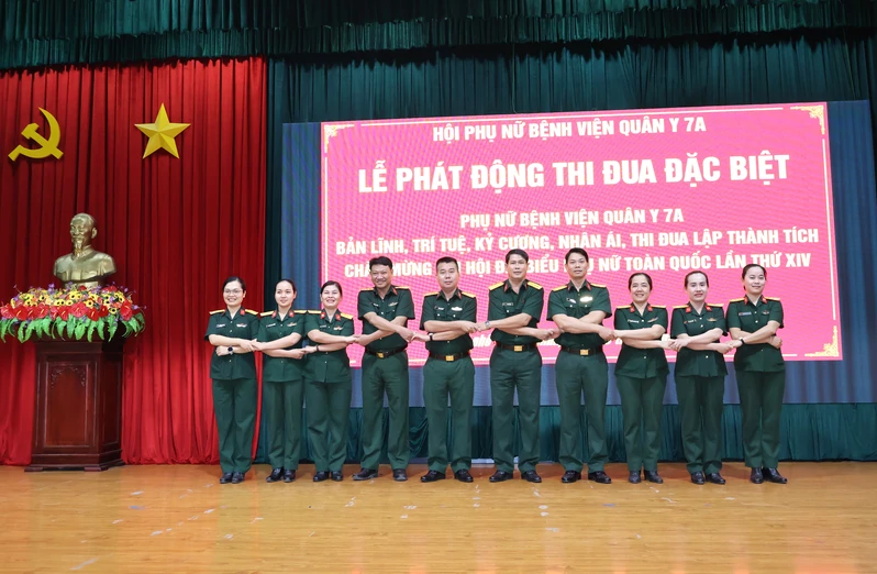 Hội Phụ nữ Bệnh viện Quân y 7A phát động đợt thi đua đặc biệt năm 2026