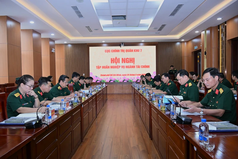 Cục Chính trị Quân khu 7 tập huấn nghiệp vụ ngành tài chính
