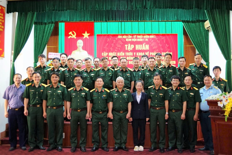 Bệnh viện Quân y 7B tập huấn cập nhật kiến thức y khoa cho quân y tuyến