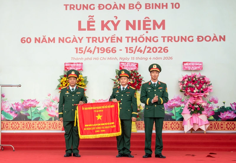 Trung đoàn bộ binh 10 kỷ niệm 60 năm ngày truyền thống (15/4/1966 – 15/4/2026)