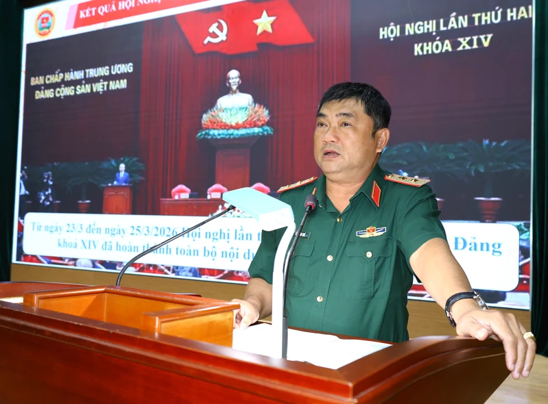 Thường vụ Đảng ủy, Bộ Tư lệnh Quân khu 7 thông báo nhanh kết quả Hội nghị lần thứ 2, Ban Chấp hành Trung ương Đảng khoá XIV