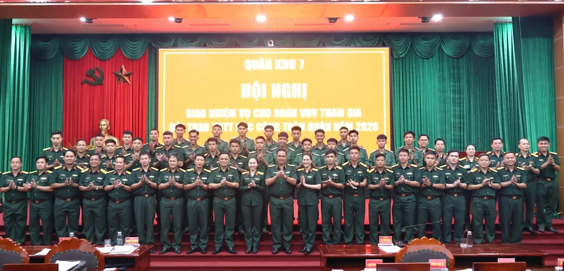 Quân khu 7 giao nhiệm vụ đoàn vận động viên tham gia Hội thao TDTT Đặc công toàn quân năm 2026