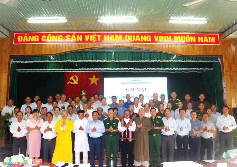 Đoàn Kinh tế Quốc phòng 778 gắn kết thân thiện với đồng bào tôn giáo