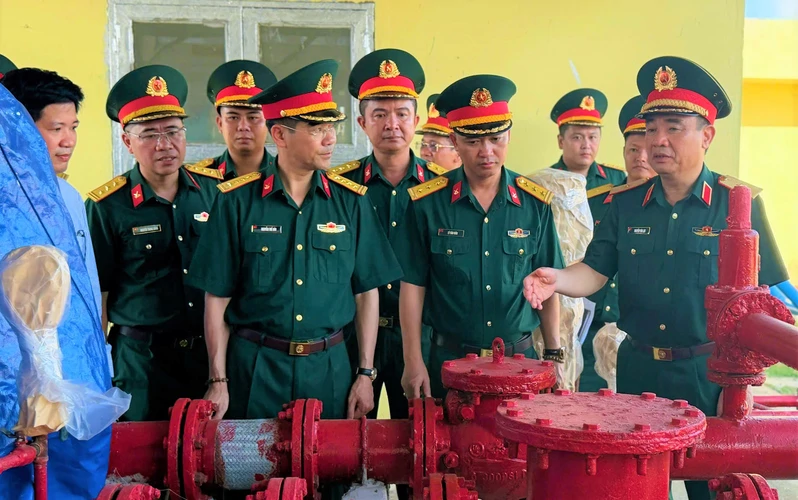 Cục Xăng dầu kiểm tra, nắm tình hình tại Phân kho K2, Đặc khu Phú Quý