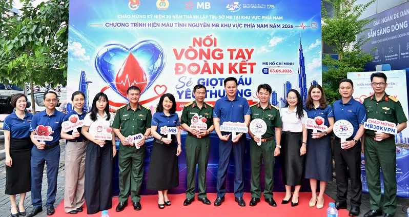 Khai mạc Ngày hội hiến máu tình nguyện “Nối vòng tay đoàn kết, sẻ giọt máu yêu thương" lần thứ 7 năm 2026
