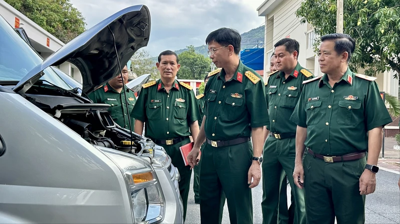 Quân khu 7 nghiệm thu xe ô tô sau bảo dưỡng, sửa chữa, đồng bộ năm 2026