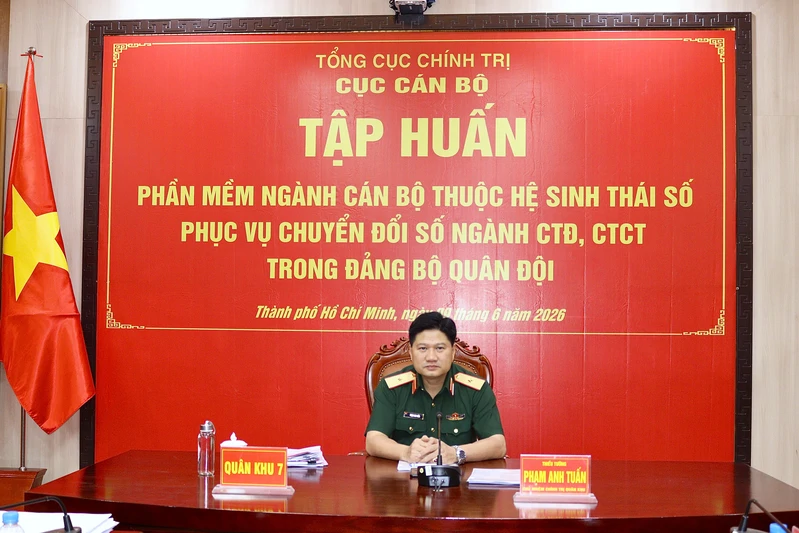 Tập huấn phần mềm ngành Cán bộ phục vụ chuyển đổi số ngành Công tác Đảng, công tác chính trị
