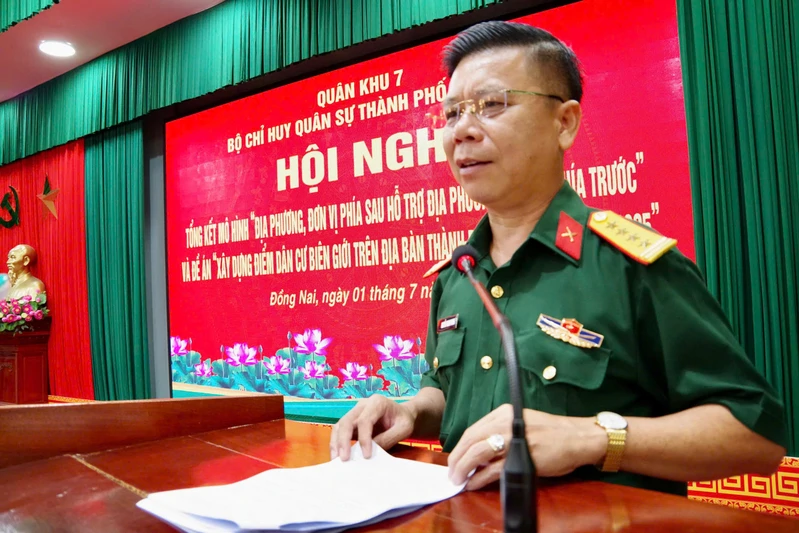 Bộ CHQS thành phố Đồng Nai tổng kết mô hình, đề án thực hiện trên địa bàn giai đoạn 2019 - 2025