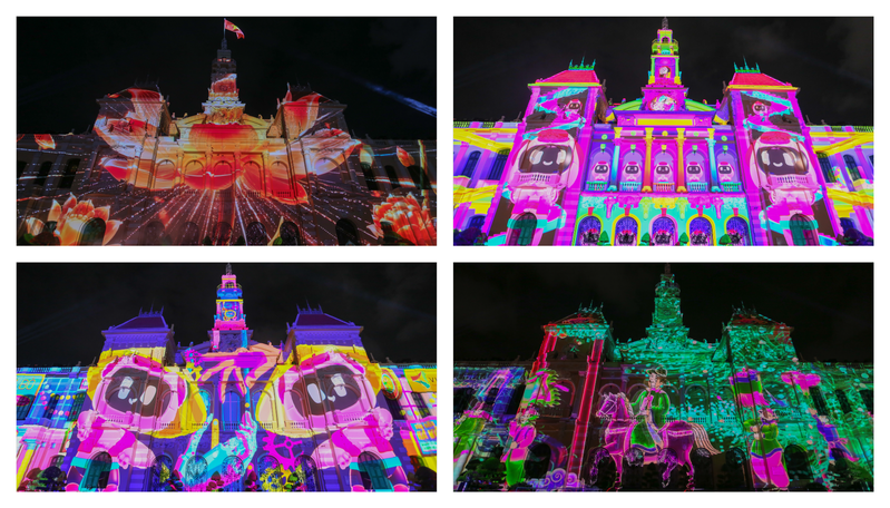 Đặc sắc chương trình nghệ thuật kết hợp trình diễn 3D Mapping tại TP. Hồ Chí Minh