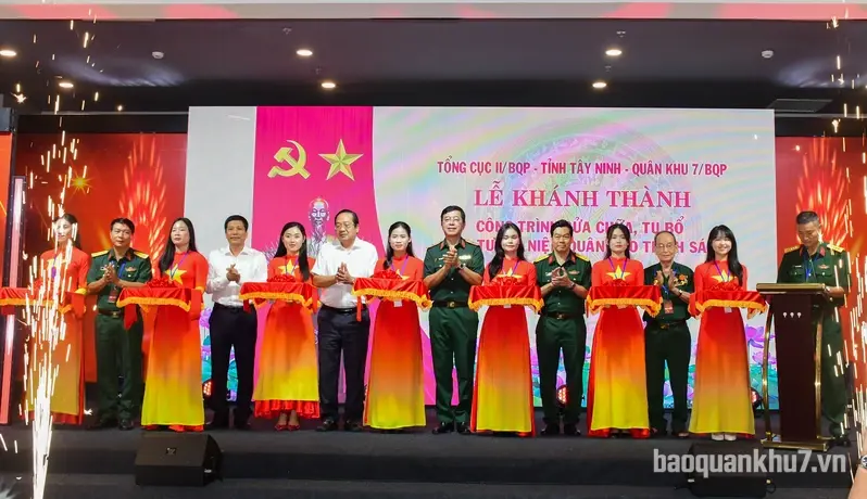 Tổng cục II khánh thành công trình sửa chữa, tu bổ Bia tưởng niệm Quân báo Trinh sát tại Tây Ninh