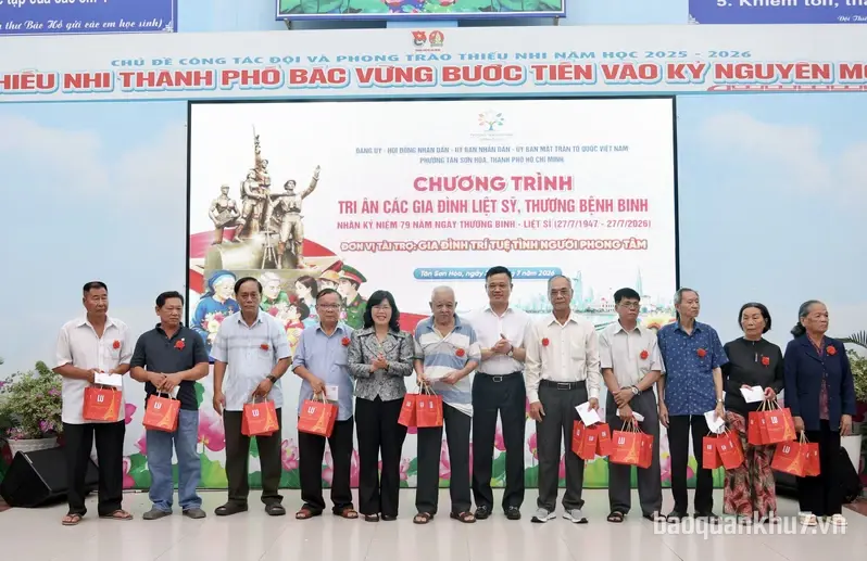 Phường Tân Sơn Hòa tri ân người có công trên địa bàn
