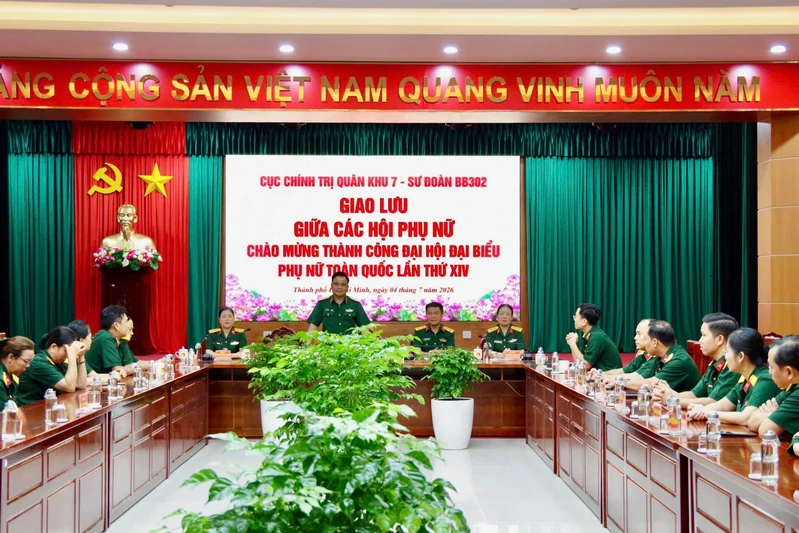 Giao lưu giữa các Hội phụ nữ chào mừng thành công Đại hội đại biểu Phụ nữ toàn quốc lần thứ XIV
