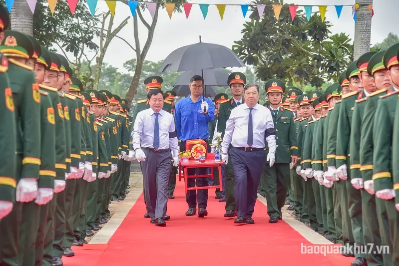 Tây Ninh tổ chức trọng thể Lễ viếng, truy điệu, an táng 173 hài cốt liệt sĩ hy sinh tại Campuchia
