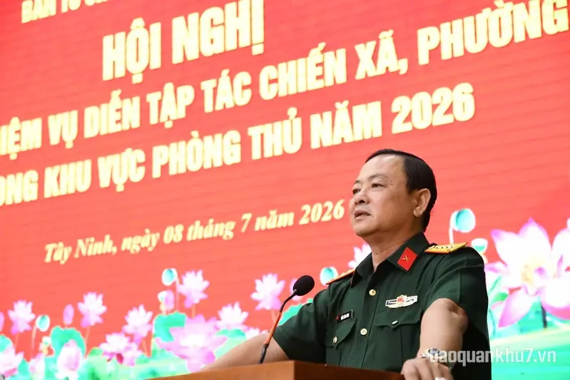 Tây Ninh giao nhiệm vụ diễn tập tác chiến xã, phường