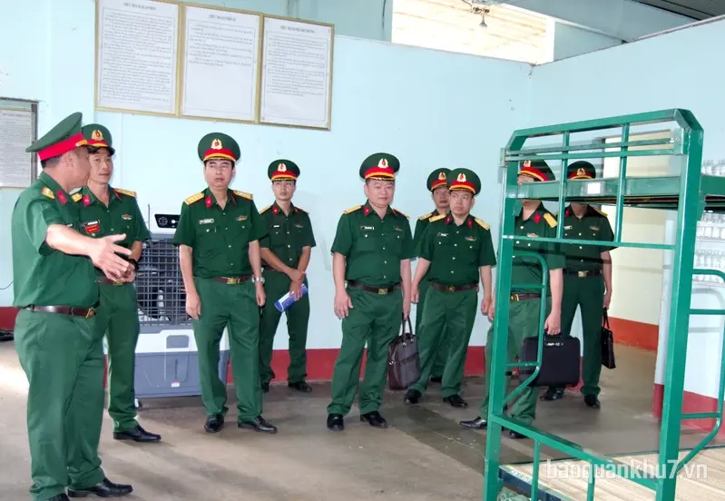 Cục Hậu cần - Kỹ thuật Quân khu kiểm tra công tác bảo đảm phục vụ huấn luyện tham gia chương trình “Tổ quốc trong tim” 
