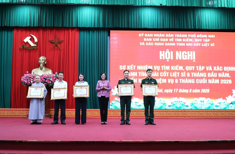 Ban Chỉ đạo về tìm kiếm, quy tập và xác định danh tính hài cốt liệt sĩ thành phố Đồng Nai sơ kết 6 tháng đầu năm