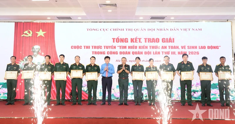 Tổng cục Chính trị tổng kết, trao giải Cuộc thi trực tuyến “Tìm hiểu kiến thức an toàn, vệ sinh lao động”