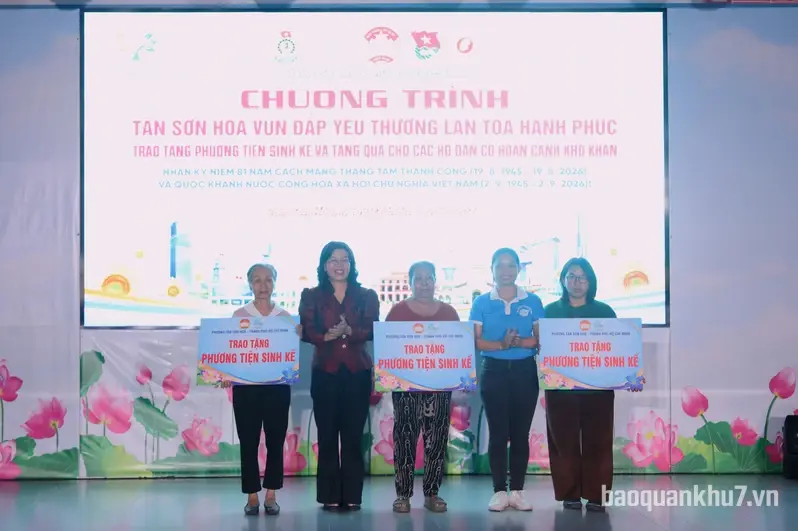 Phường Tân Sơn Hòa tăng cường chăm lo đời sống Nhân dân trên địa bàn
