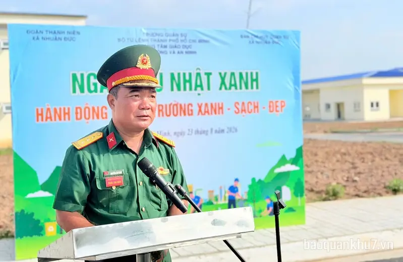  “Ngày Chủ nhật xanh” tại Trung tâm Giáo dục quốc phòng và an ninh Trường Quân sự Bộ Tư lệnh TPHCM 
