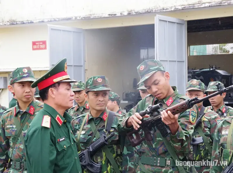 Quân khu 7 kiểm tra công tác sẵn sàng chiến đấu tại tỉnh Lâm Đồng