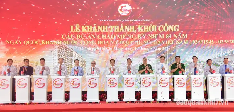 TPHCM khởi công, khánh thành 11 công trình, dự án chào mừng Quốc khánh 2-9