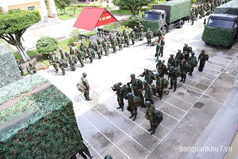 Cán bộ, chiến sĩ Sư đoàn 5 sẵn sàng chiến đấu cao dịp Lễ Quốc khánh