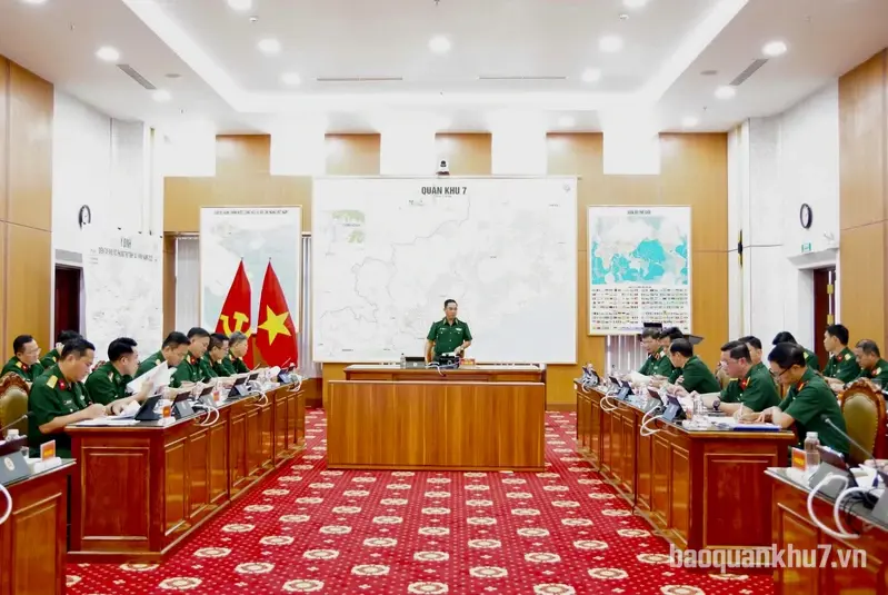 Quân khu 7 thông qua ý định diễn tập khu vực phòng thủ tỉnh Tây Ninh
