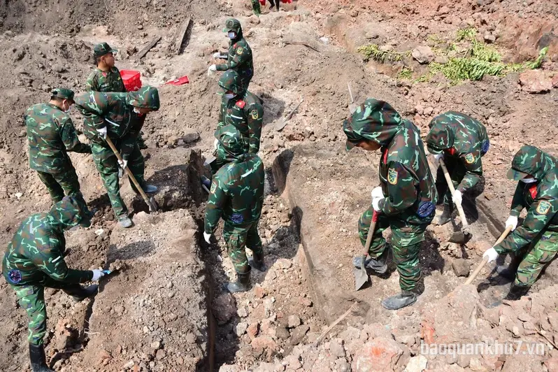 Tìm thấy thêm hài cốt liệt sĩ tại TP. HCM và TP. Đồng Nai trong ngày 5/9